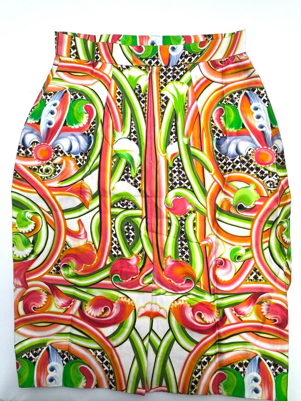 Peter Pilotto NWT Silk Floral Pencil Skirt US 4 UK 8 Multicolor Designer